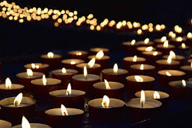 Burning Memorial Candles Stock Photo - Download Image Now - Memorial, Candle,  Judaism - iStock
