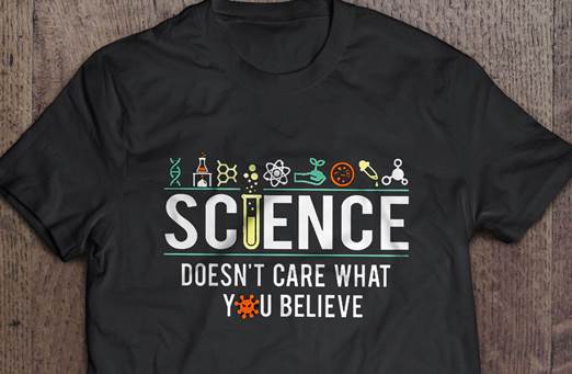 Science Doesn't Care What You Believe - Black Version2 - T-shirts ...
